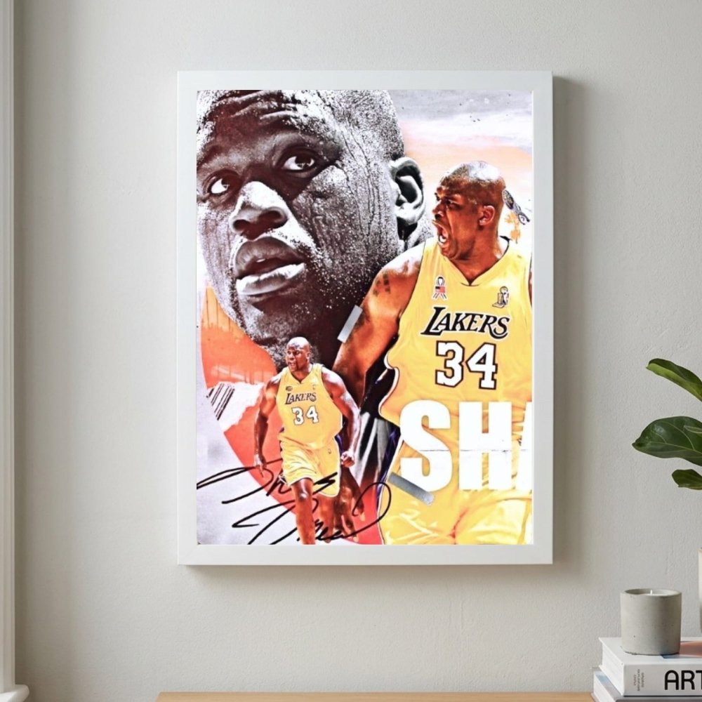 Shaquille O'Neal - Basket - Vibes DistrictShaquille O'Neal - Basket poster GoldVibes District