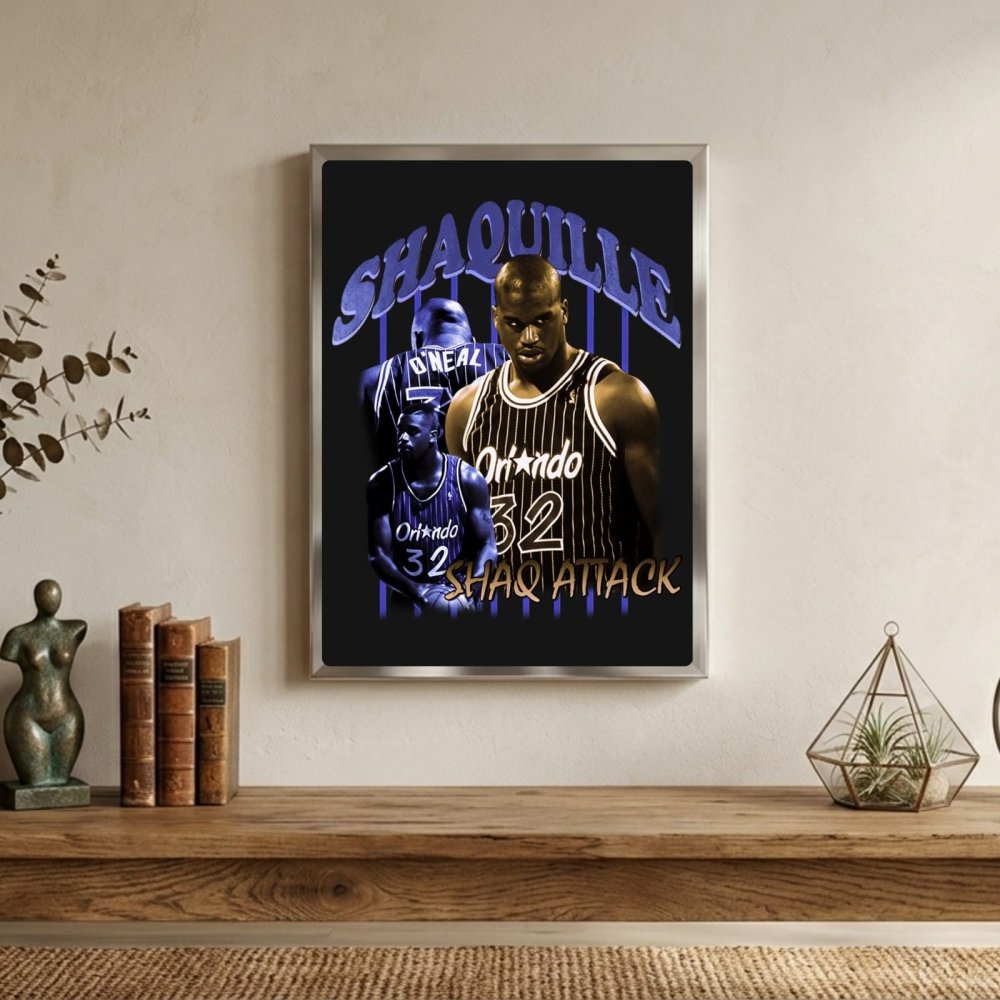 Shaquille O'Neal - Basket - Vibes DistrictShaquille O'Neal - Basket poster GoldVibes District