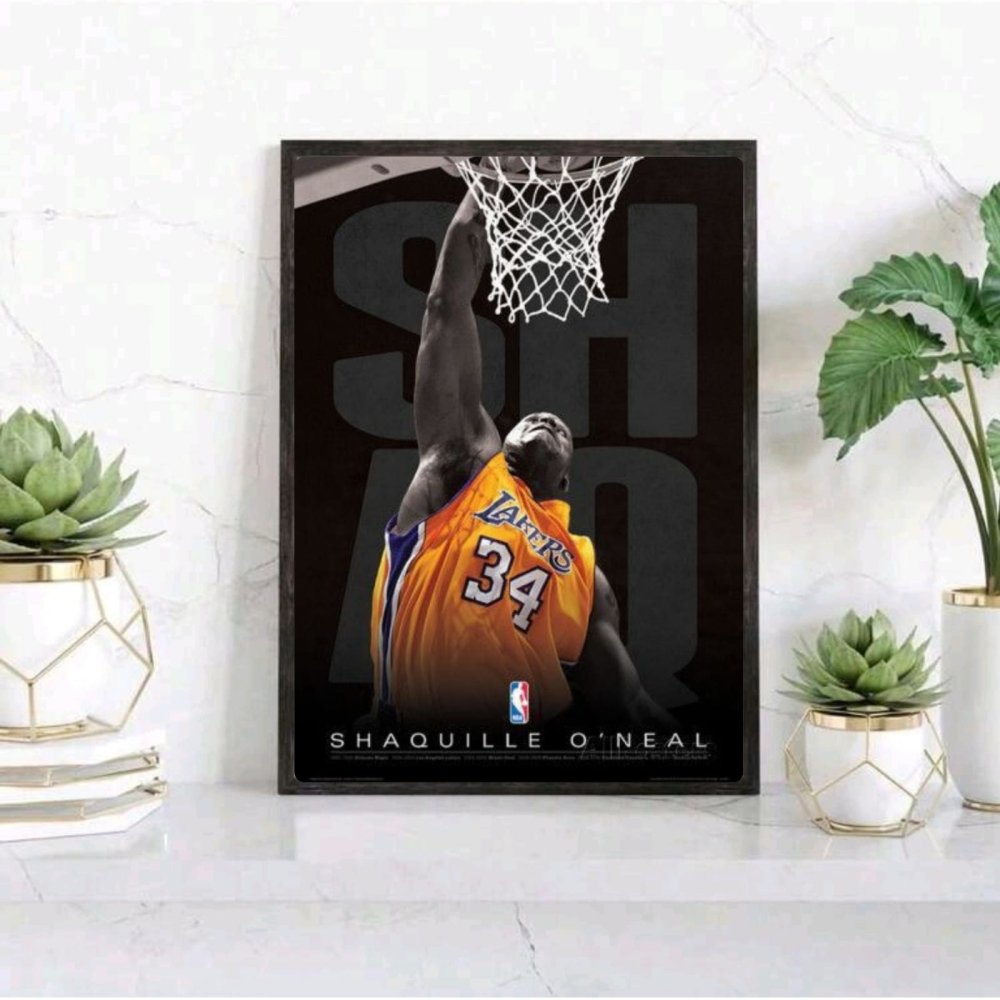 Shaquille O'Neal - Basket - Vibes DistrictShaquille O'Neal - Basket poster GoldVibes District