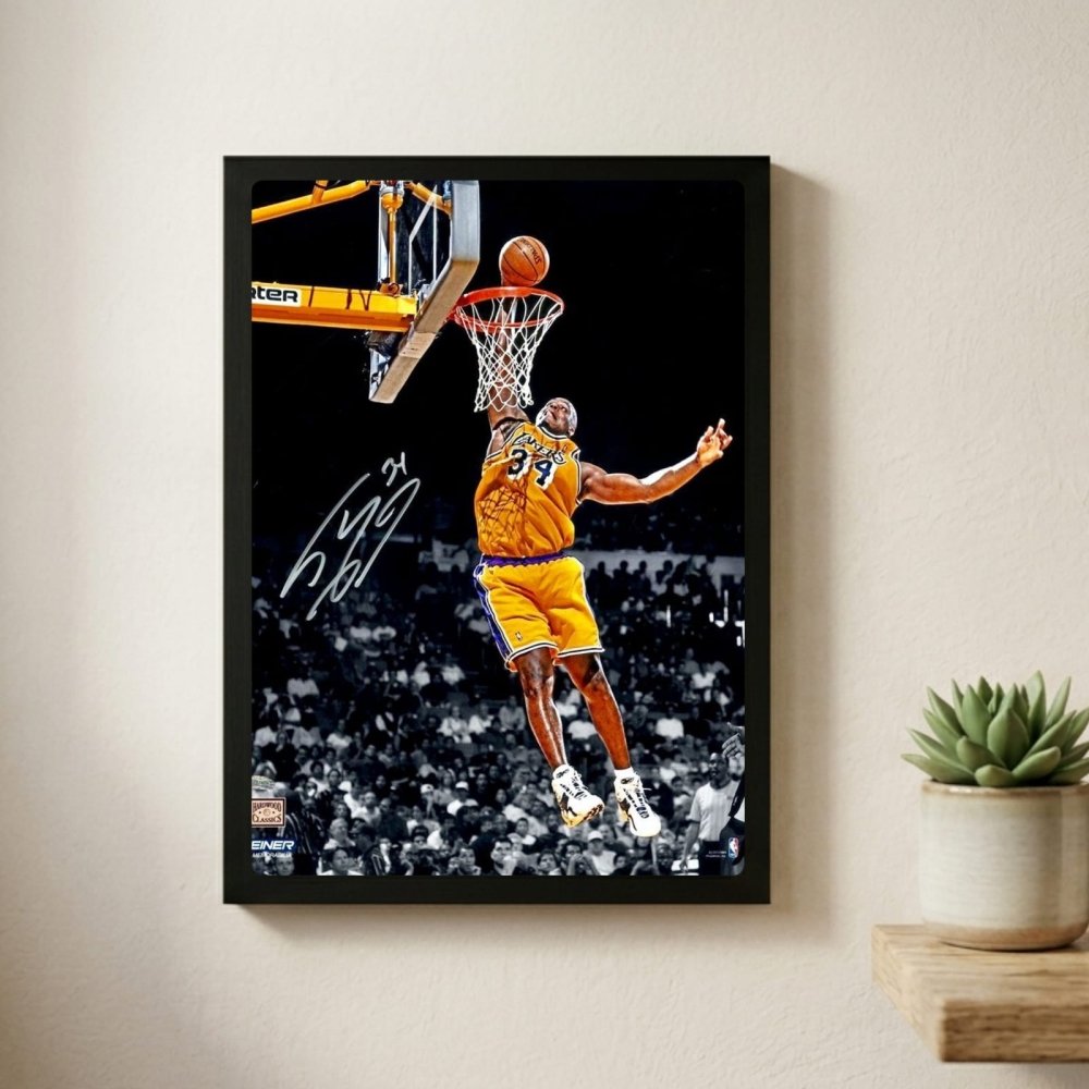 Shaquille O'Neal - Basket - Vibes DistrictShaquille O'Neal - Basket poster SilverVibes District