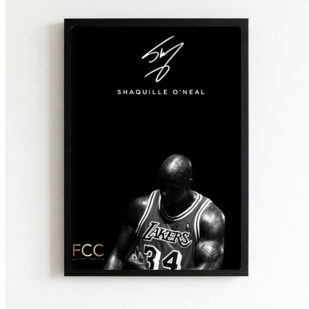 Shaquille O'Neal - Basket - Vibes DistrictShaquille O'Neal - Basket poster NeroVibes District