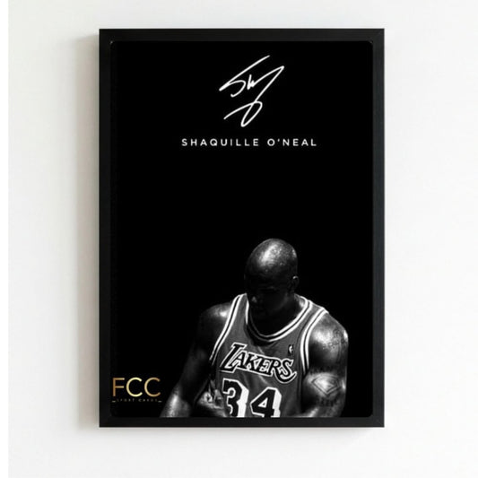 Shaquille O'Neal - Basket - Vibes DistrictShaquille O'Neal - Basket poster NeroVibes District