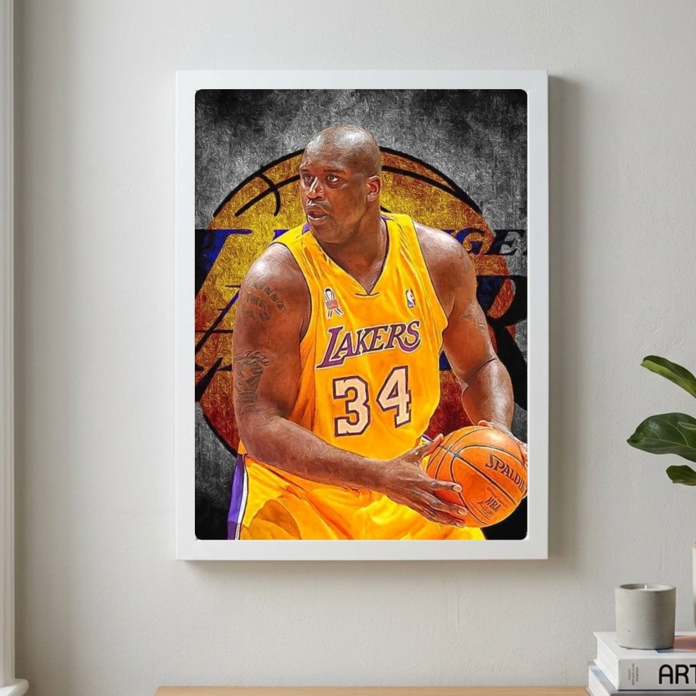 Shaquille O'Neal - Basket - Vibes DistrictShaquille O'Neal - Basket poster GoldVibes District