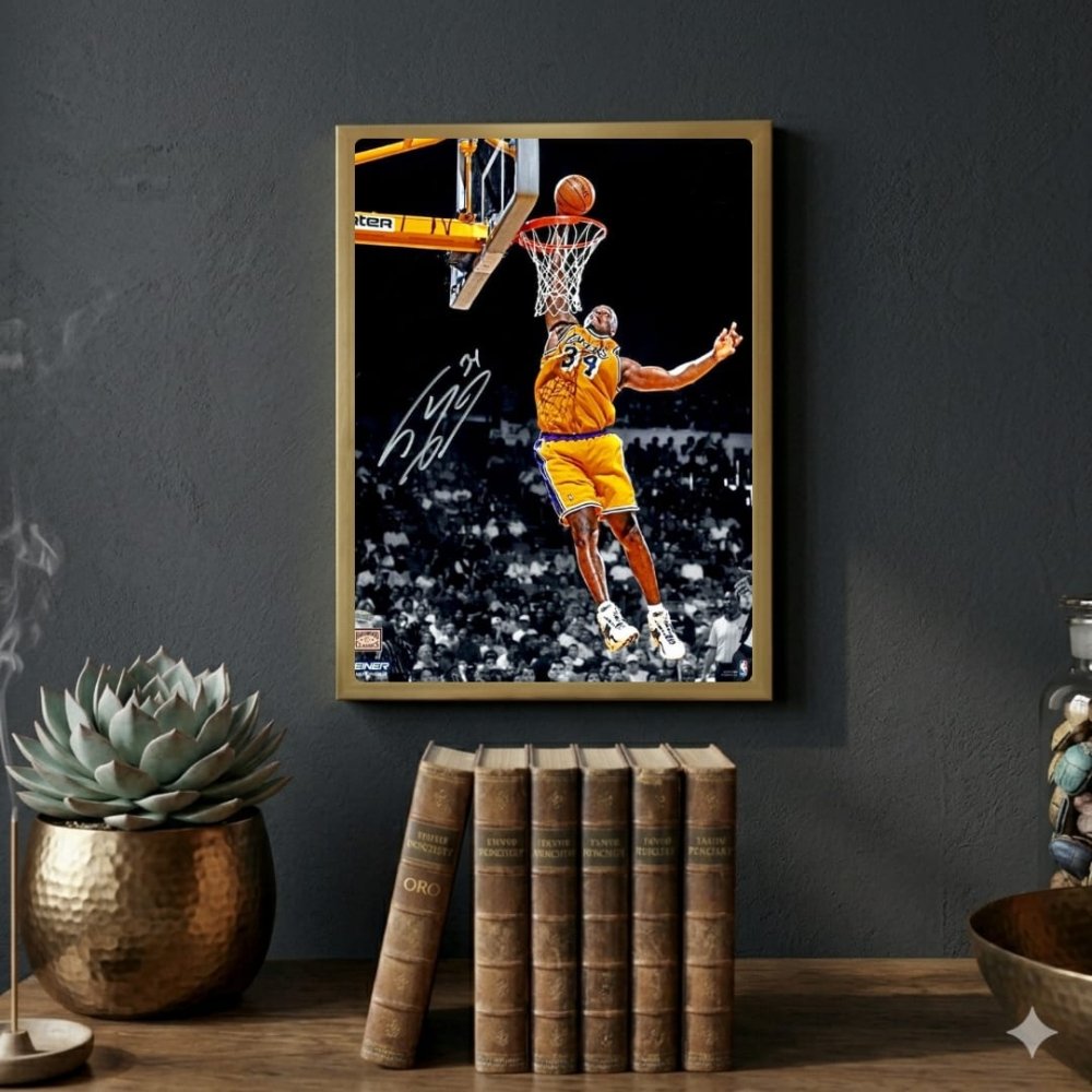Shaquille O'Neal - Basket - Vibes DistrictShaquille O'Neal - Basket poster SilverVibes District