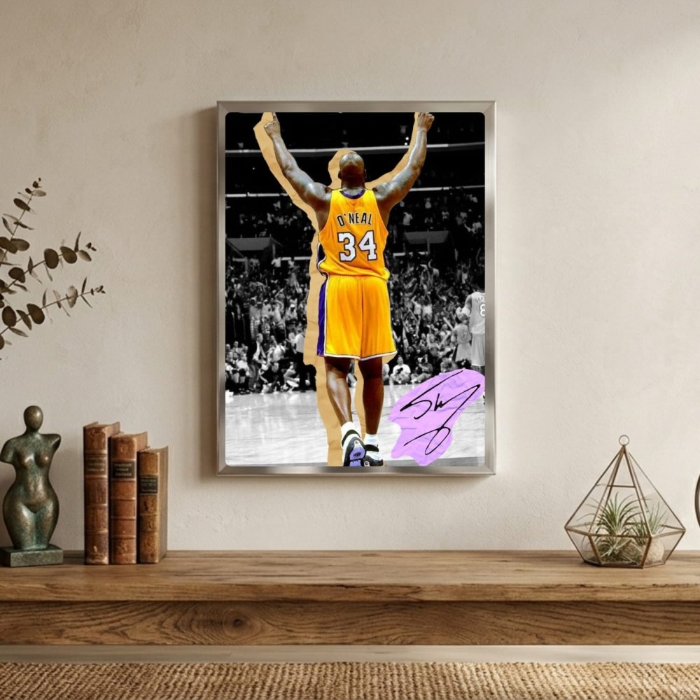 Shaquille O'Neal - Basket - Vibes DistrictShaquille O'Neal - Basket poster GoldVibes District