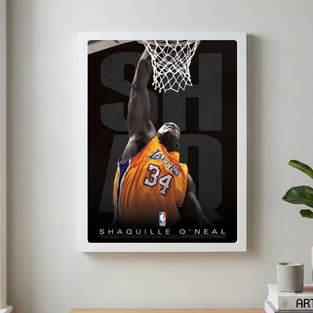 Shaquille O'Neal - Basket - Vibes DistrictShaquille O'Neal - Basket poster GoldVibes District