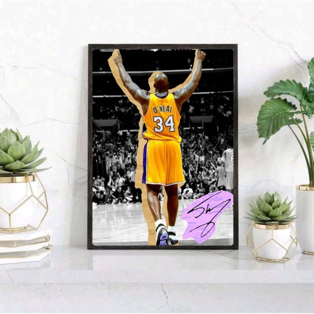 Shaquille O'Neal - Basket - Vibes DistrictShaquille O'Neal - Basket poster GoldVibes District