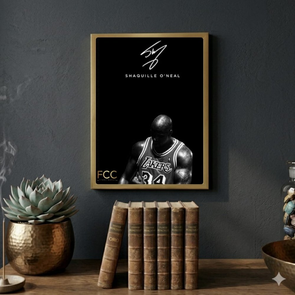 Shaquille O'Neal - Basket - Vibes DistrictShaquille O'Neal - Basket poster NeroVibes District