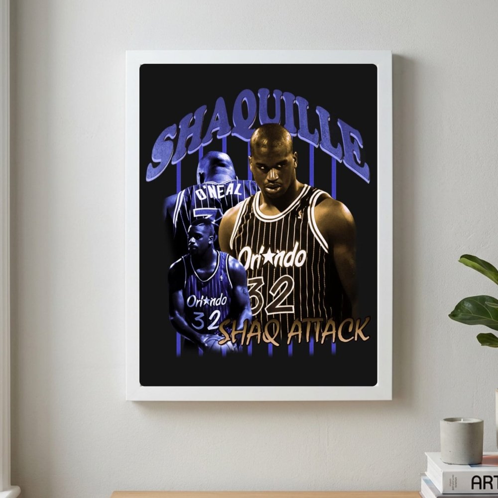 Shaquille O'Neal - Basket - Vibes DistrictShaquille O'Neal - Basket poster GoldVibes District