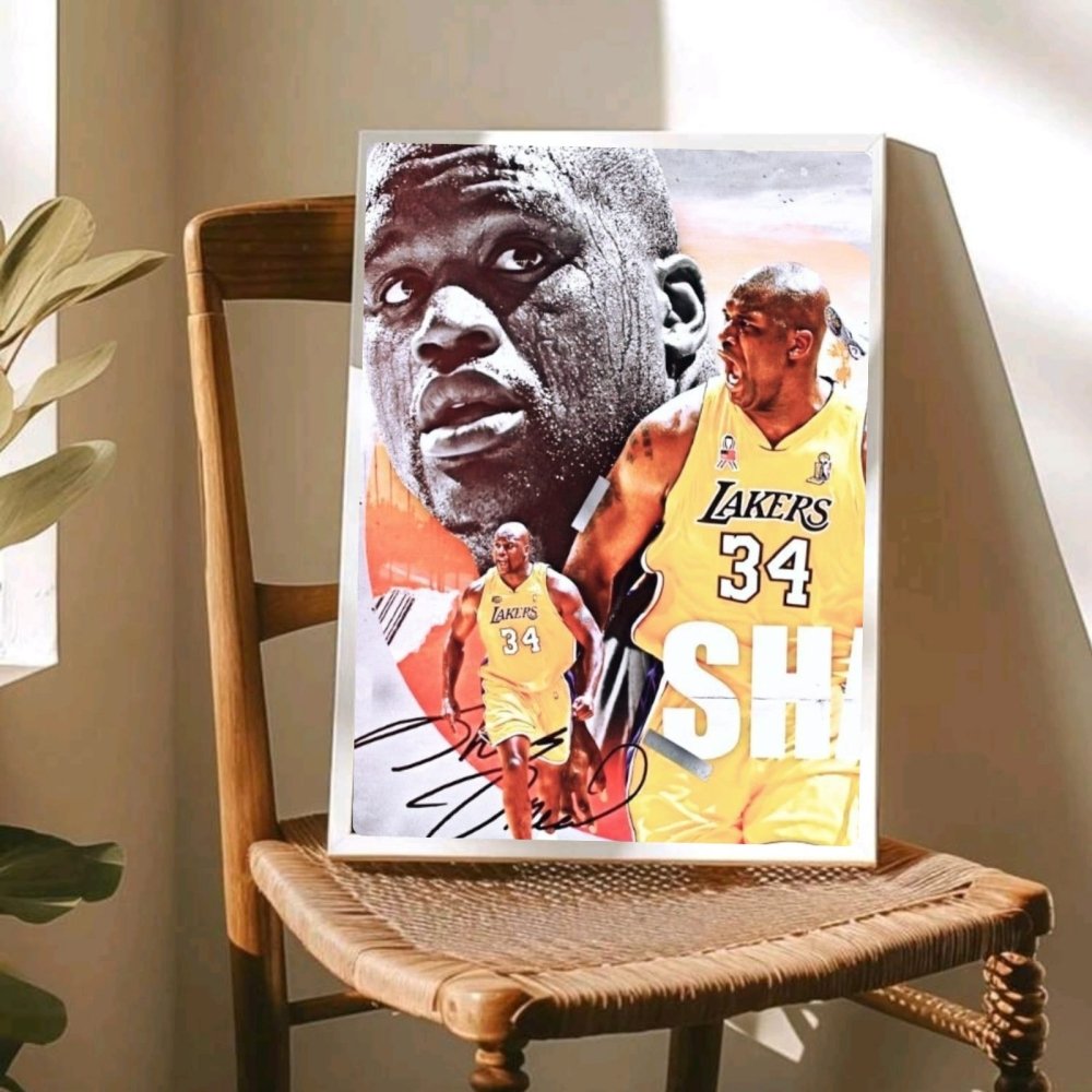 Shaquille O'Neal - Basket - Vibes DistrictShaquille O'Neal - Basket poster GoldVibes District