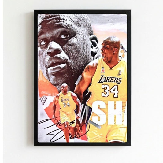 Shaquille O'Neal - Basket - Vibes DistrictShaquille O'Neal - Basket poster NeroVibes District