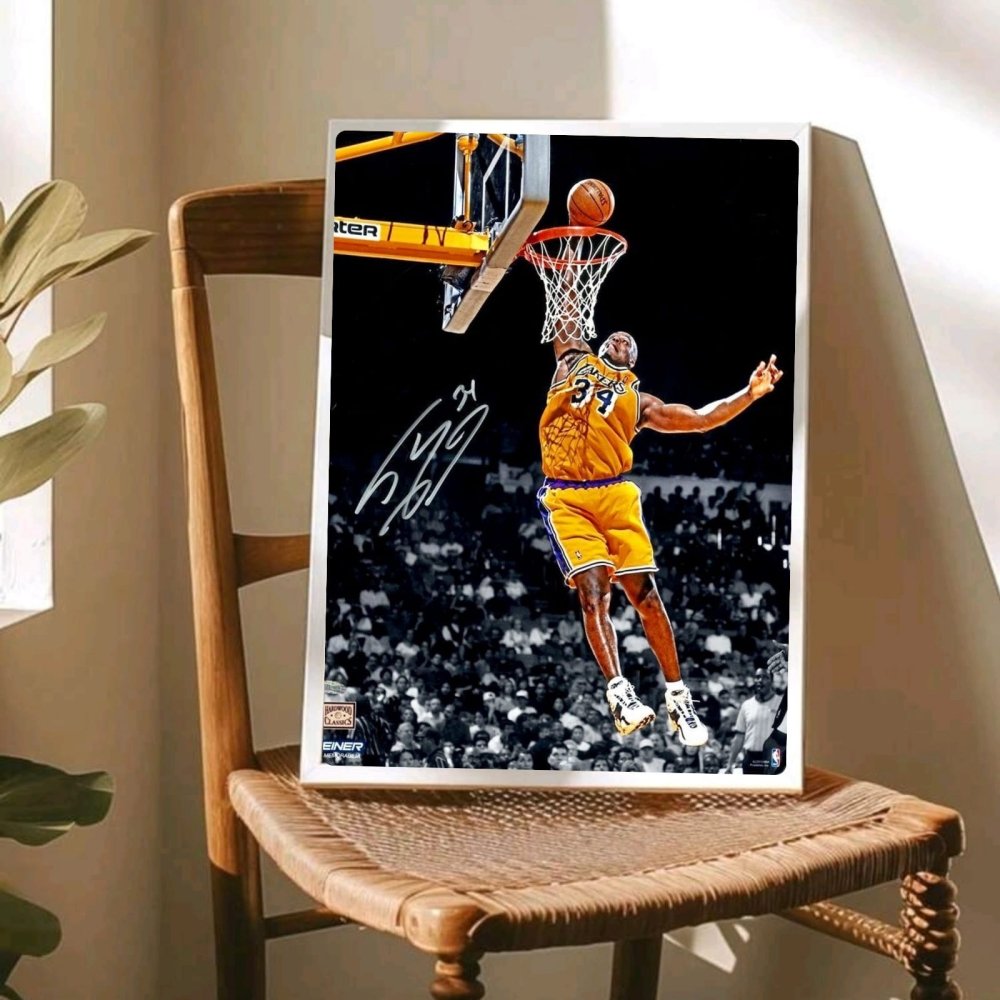 Shaquille O'Neal - Basket - Vibes DistrictShaquille O'Neal - Basket poster SilverVibes District