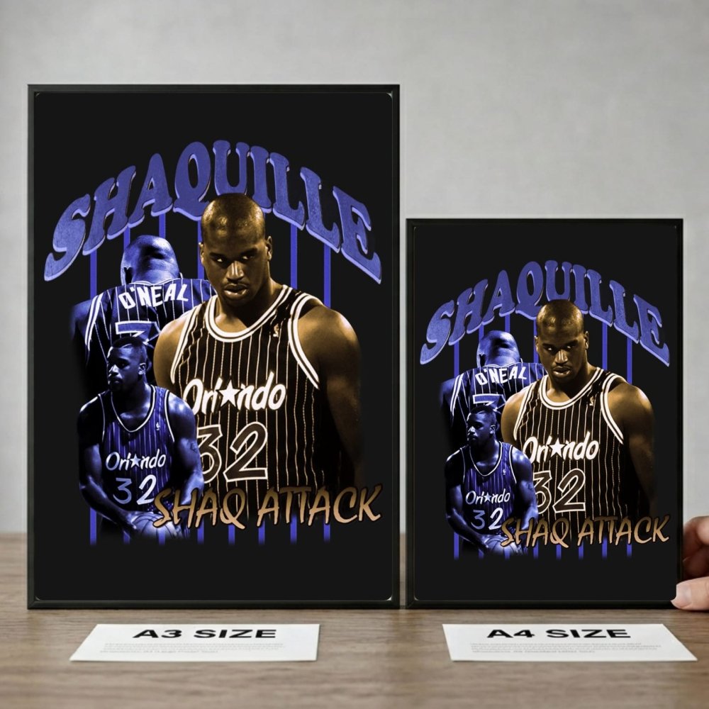 Shaquille O'Neal - Basket - Vibes DistrictShaquille O'Neal - Basket poster GoldVibes District