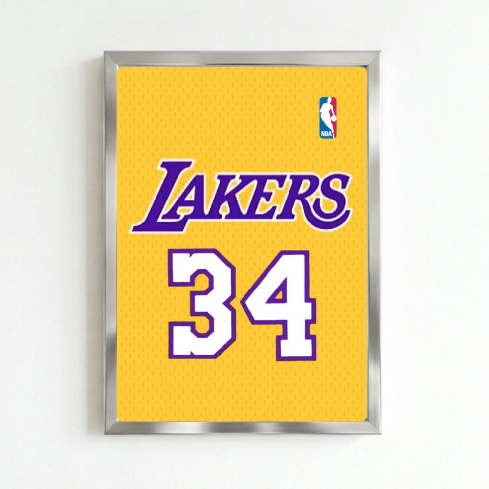 Shaquille O'Neal - Basket - Vibes DistrictShaquille O'Neal - Basket poster SilverVibes District