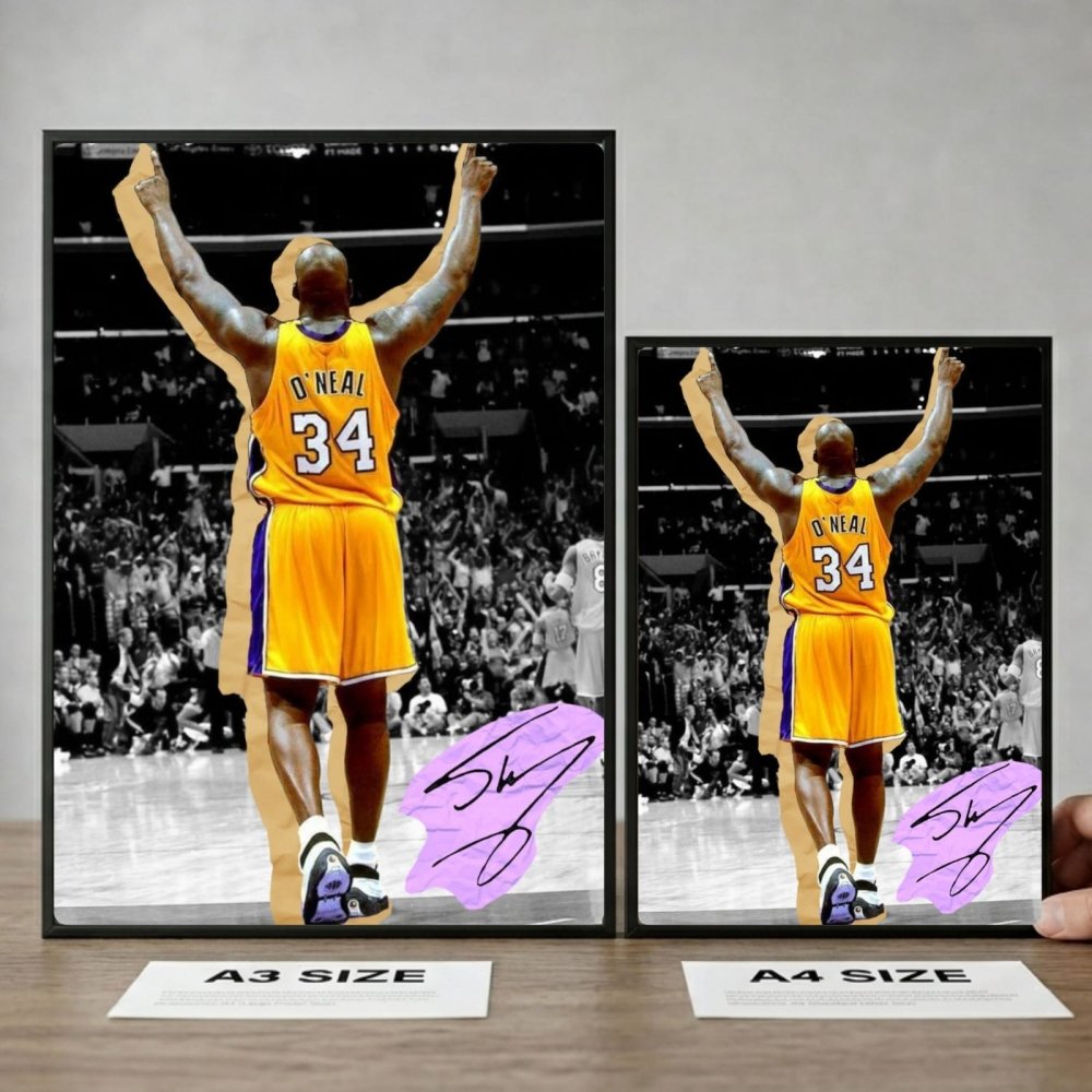 Shaquille O'Neal - Basket - Vibes DistrictShaquille O'Neal - Basket poster GoldVibes District
