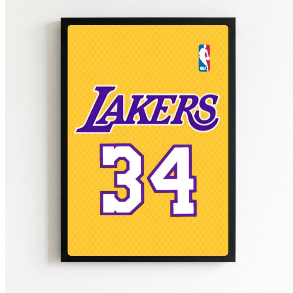 Shaquille O'Neal - Basket - Vibes DistrictShaquille O'Neal - Basket poster NeroVibes District