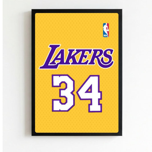 Shaquille O'Neal - Basket - Vibes DistrictShaquille O'Neal - Basket poster NeroVibes District