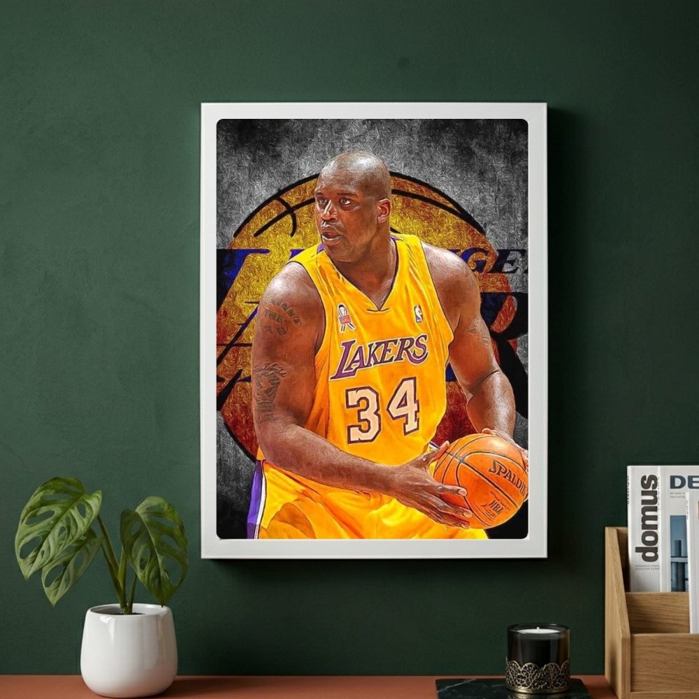Shaquille O'Neal - Basket - Vibes DistrictShaquille O'Neal - Basket poster GoldVibes District