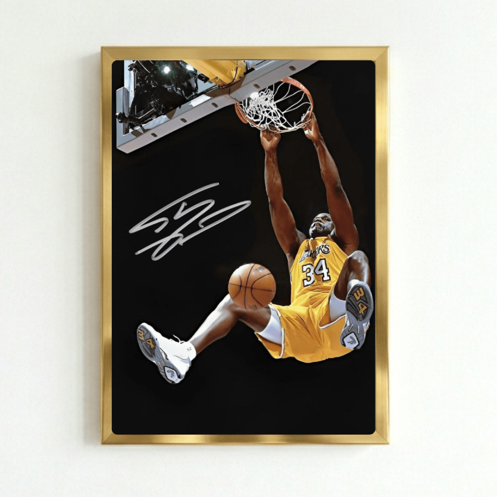 Shaquille O'Neal - Basket - Vibes DistrictShaquille O'Neal - Basket poster GoldVibes District