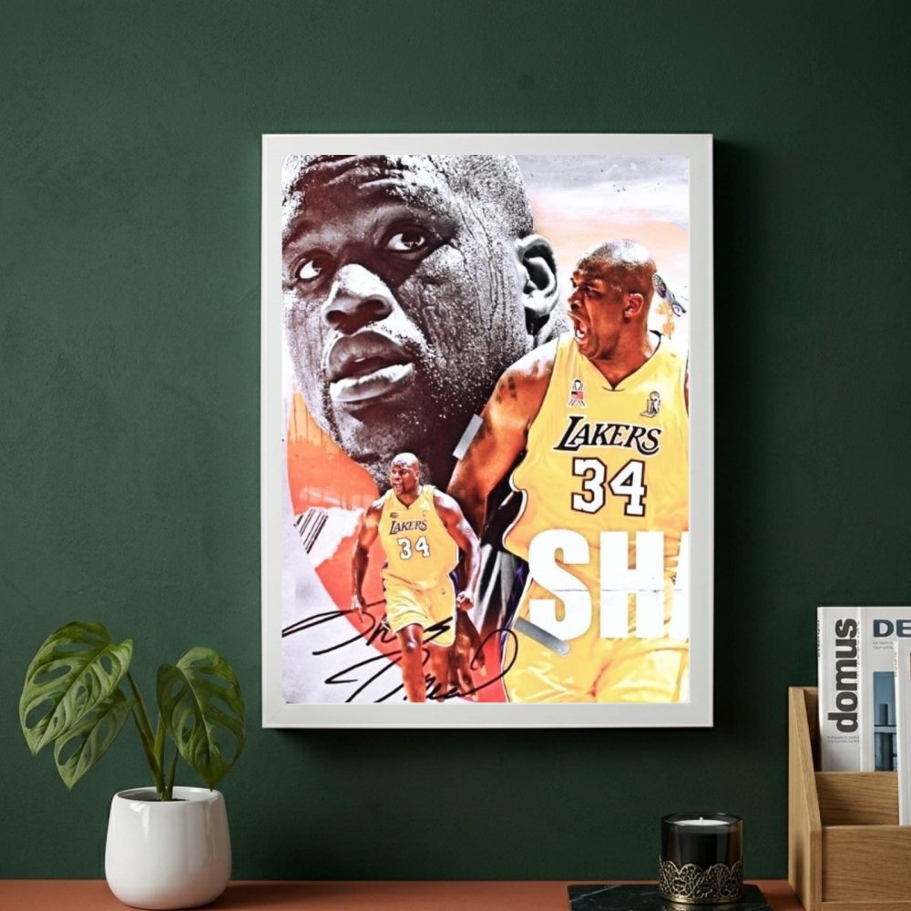 Shaquille O'Neal - Basket - Vibes DistrictShaquille O'Neal - Basket poster GoldVibes District