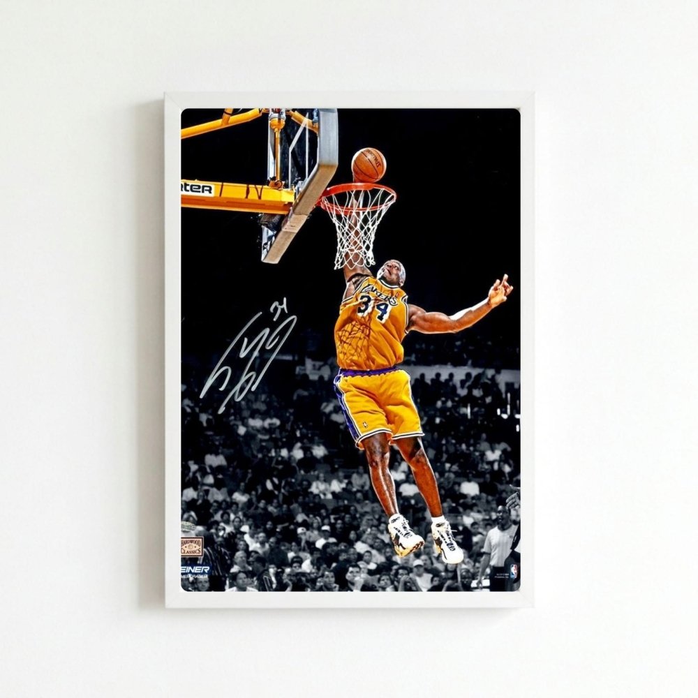 Shaquille O'Neal - Basket - Vibes DistrictShaquille O'Neal - Basket poster BiancoVibes District