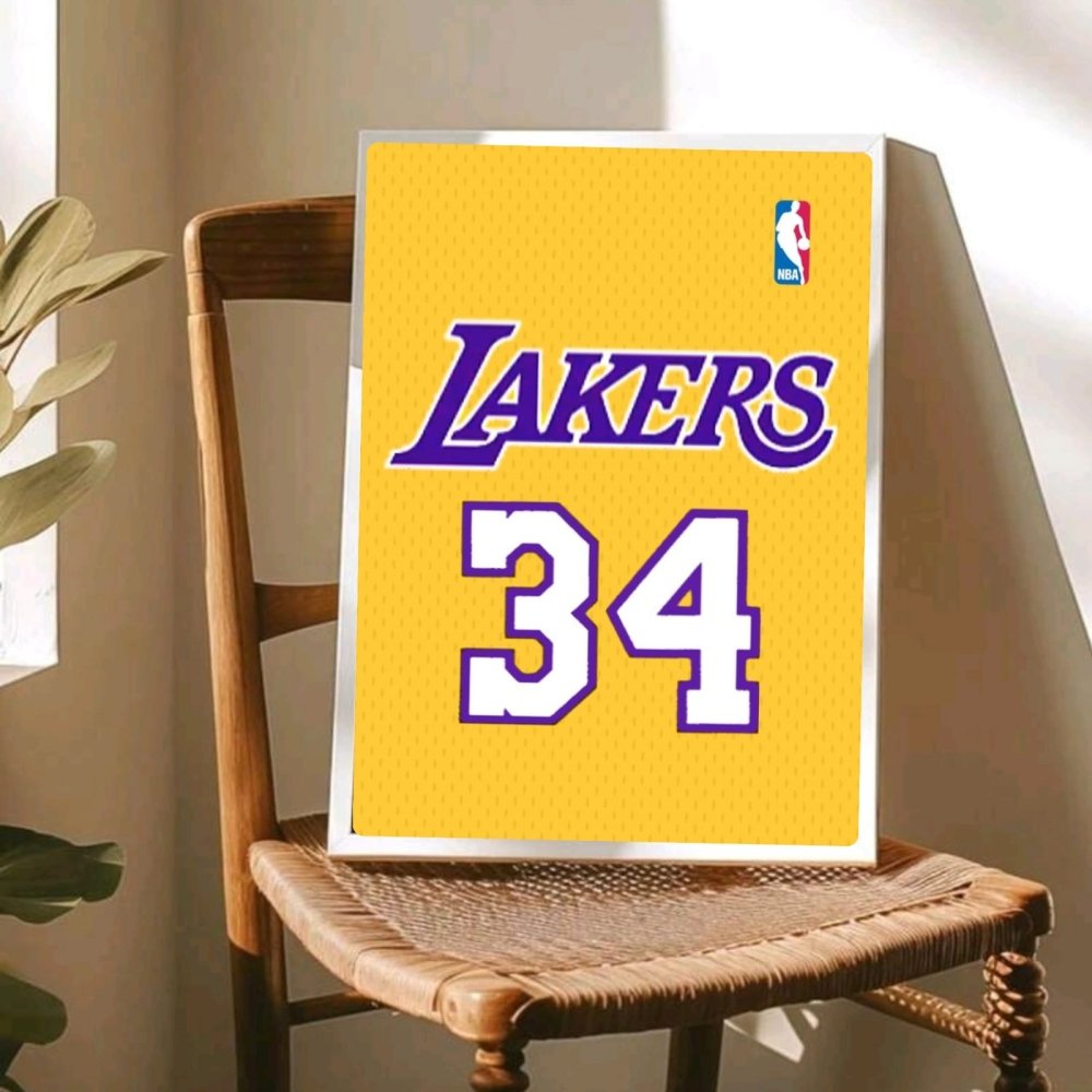 Shaquille O'Neal - Basket - Vibes DistrictShaquille O'Neal - Basket poster GoldVibes District
