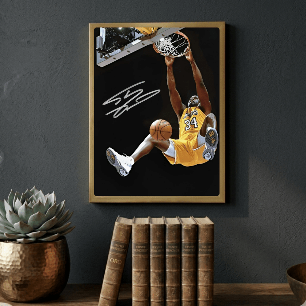 Shaquille O'Neal - Basket - Vibes DistrictShaquille O'Neal - Basket poster GoldVibes District