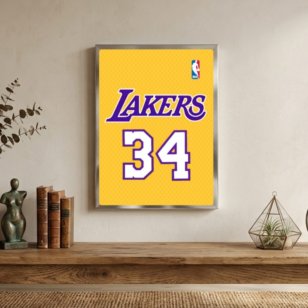 Shaquille O'Neal - Basket - Vibes DistrictShaquille O'Neal - Basket poster GoldVibes District