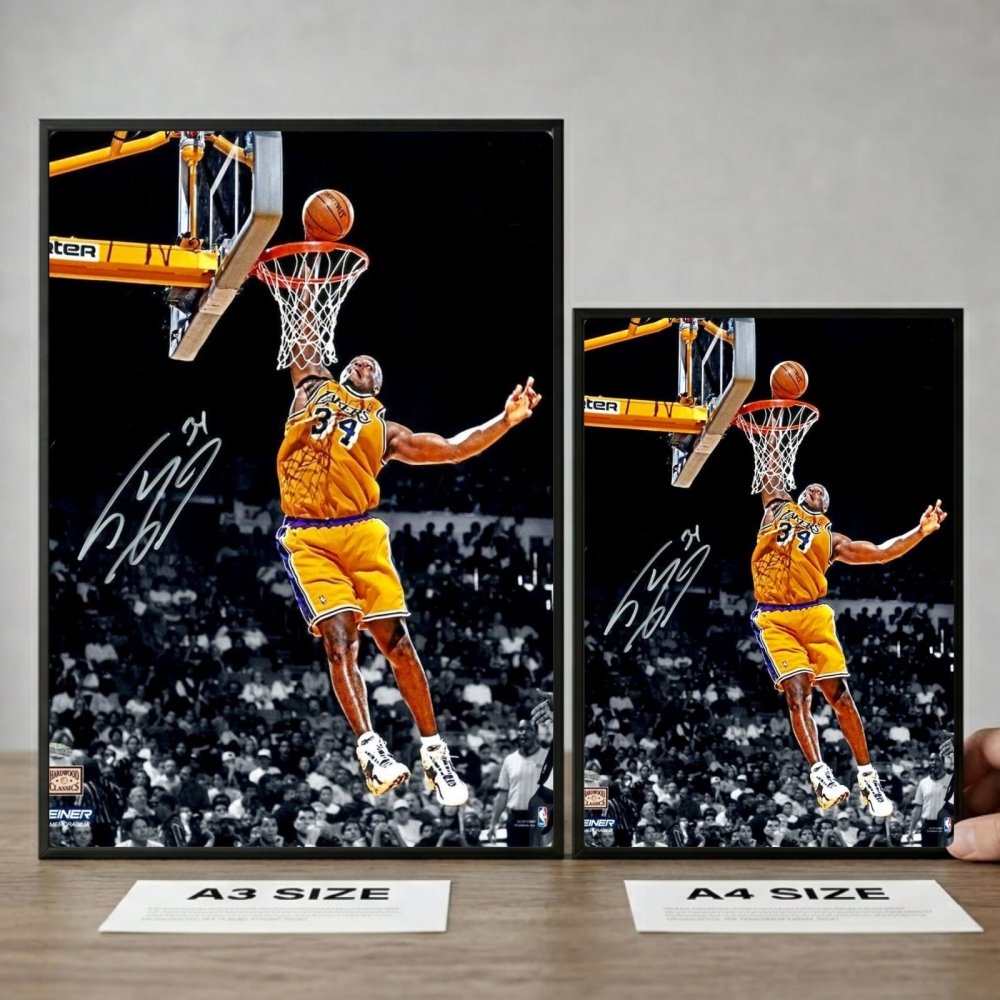Shaquille O'Neal - Basket - Vibes DistrictShaquille O'Neal - Basket poster SilverVibes District