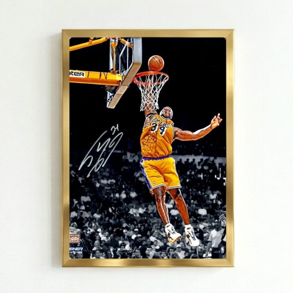 Shaquille O'Neal - Basket - Vibes DistrictShaquille O'Neal - Basket poster GoldVibes District