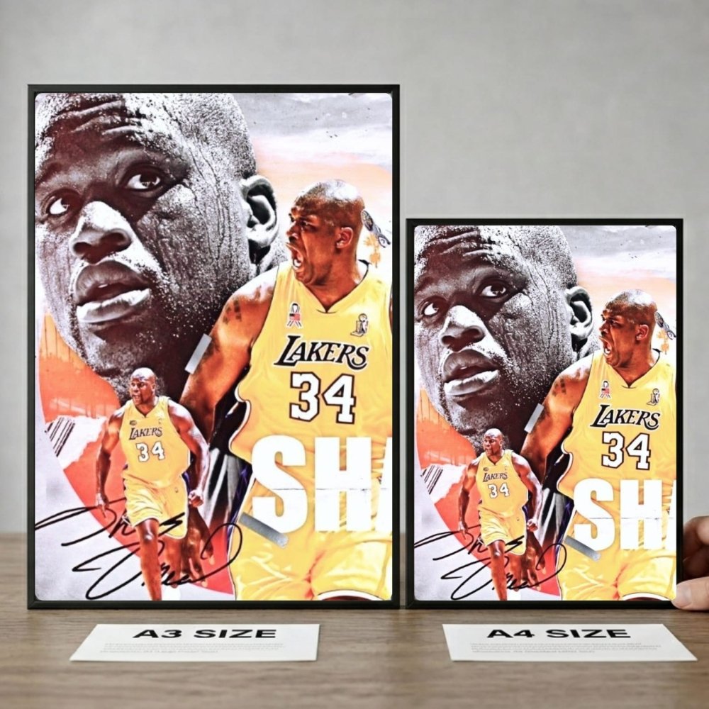 Shaquille O'Neal - Basket - Vibes DistrictShaquille O'Neal - Basket poster GoldVibes District