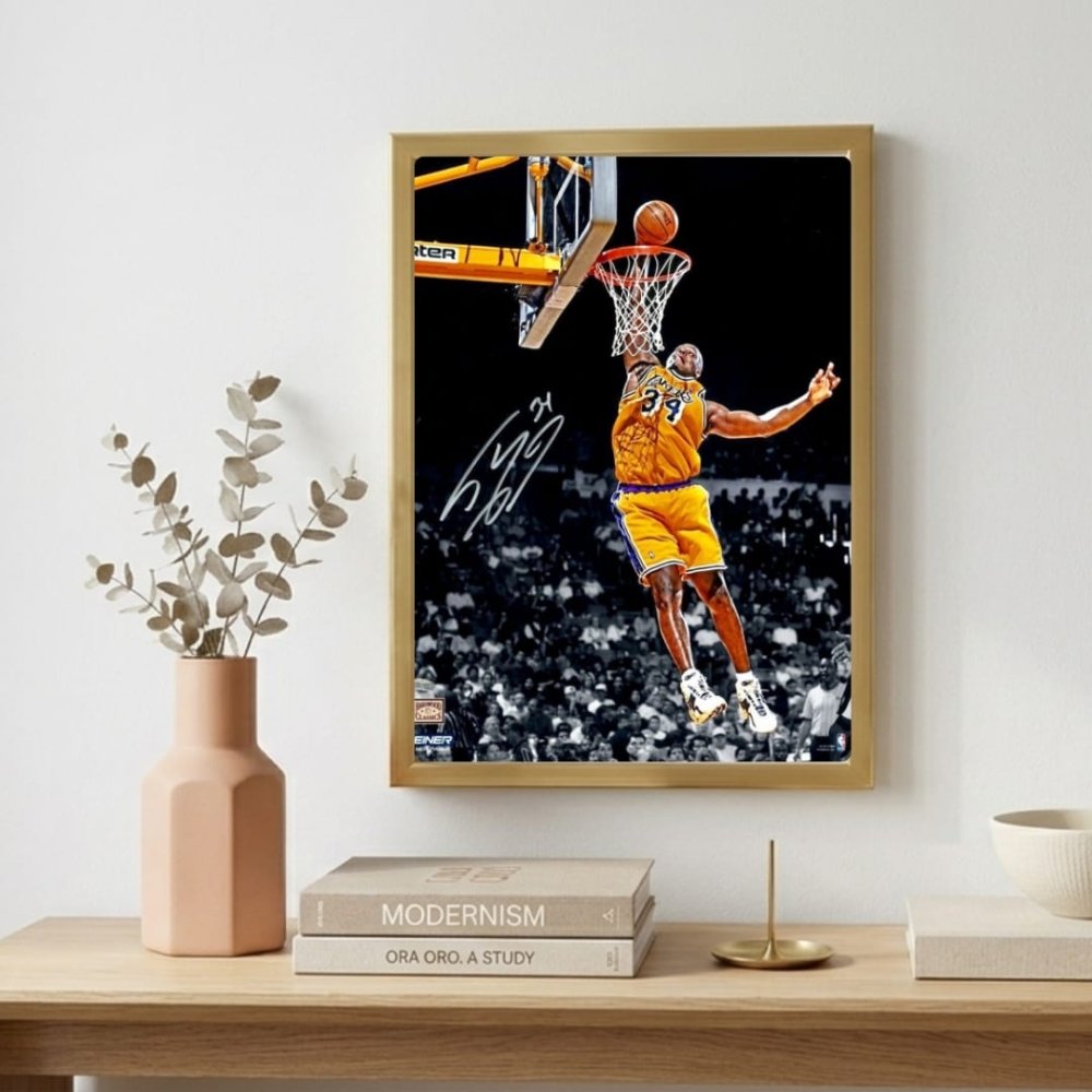 Shaquille O'Neal - Basket - Vibes DistrictShaquille O'Neal - Basket poster SilverVibes District