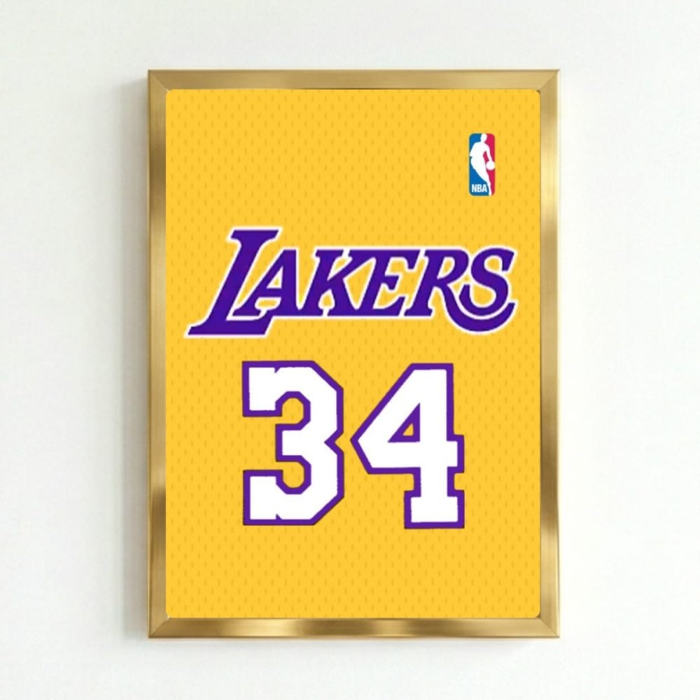 Shaquille O'Neal - Basket - Vibes DistrictShaquille O'Neal - Basket poster GoldVibes District