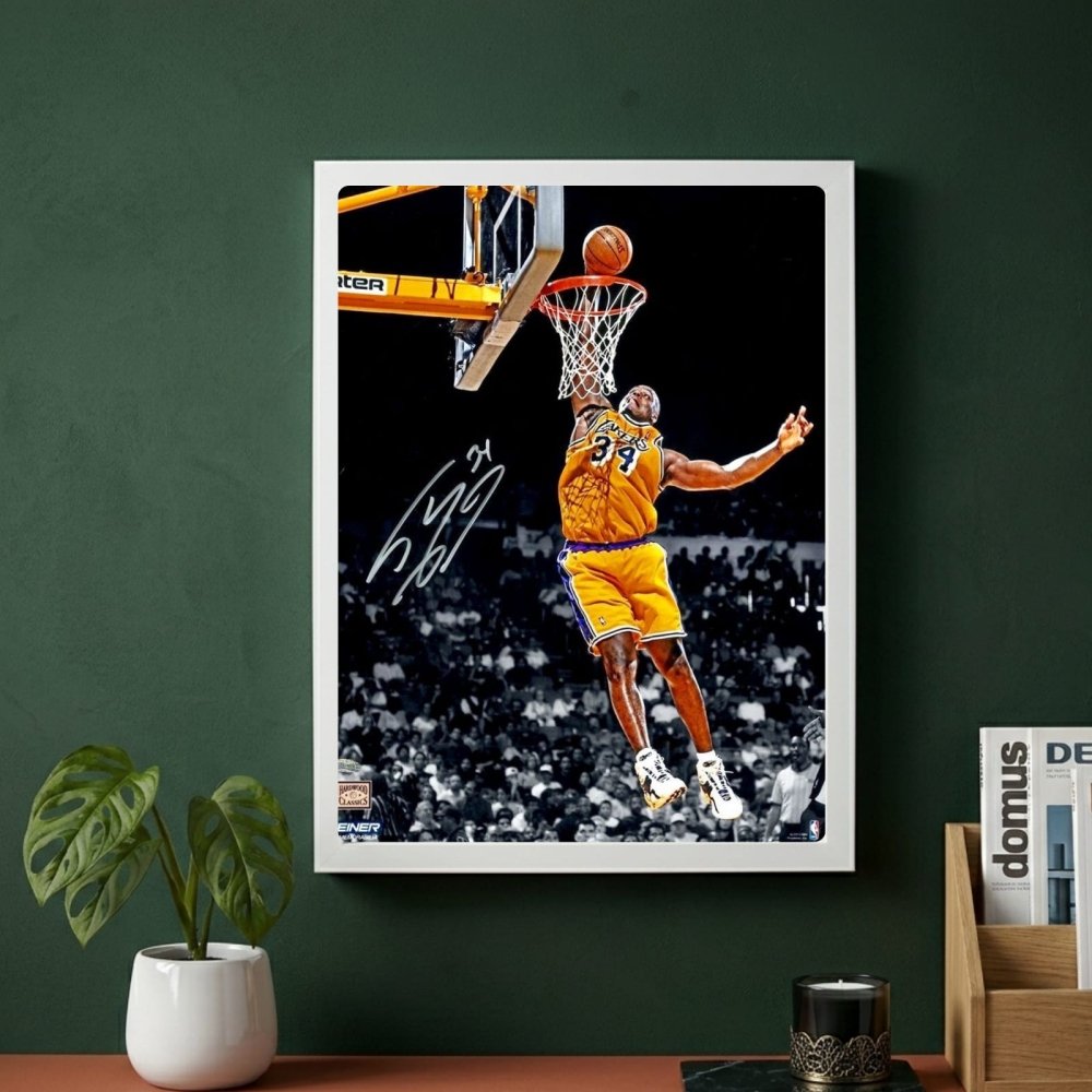 Shaquille O'Neal - Basket - Vibes DistrictShaquille O'Neal - Basket poster SilverVibes District