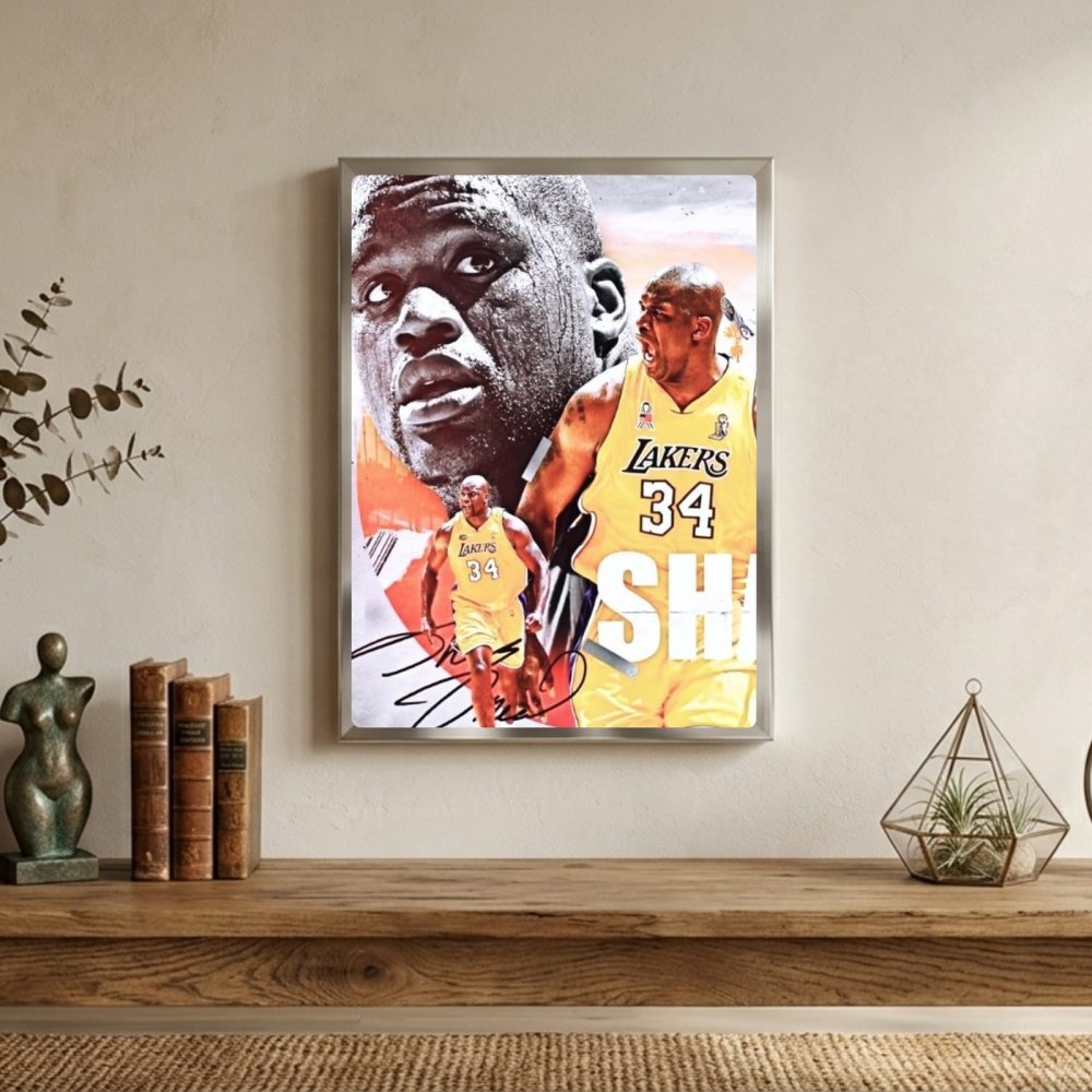 Shaquille O'Neal - Basket - Vibes DistrictShaquille O'Neal - Basket poster GoldVibes District