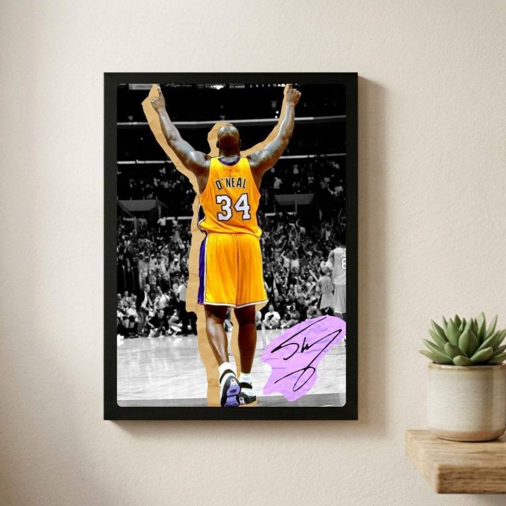 Shaquille O'Neal - Basket - Vibes DistrictShaquille O'Neal - Basket poster GoldVibes District