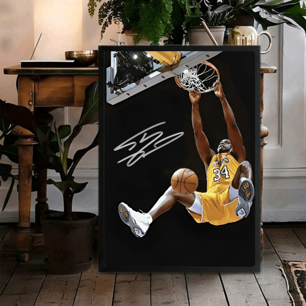 Shaquille O'Neal - Basket - Vibes DistrictShaquille O'Neal - Basket poster GoldVibes District