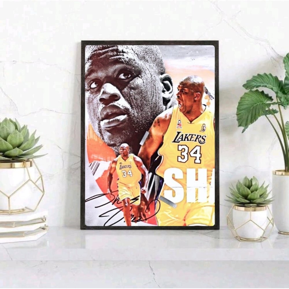 Shaquille O'Neal - Basket - Vibes DistrictShaquille O'Neal - Basket poster GoldVibes District