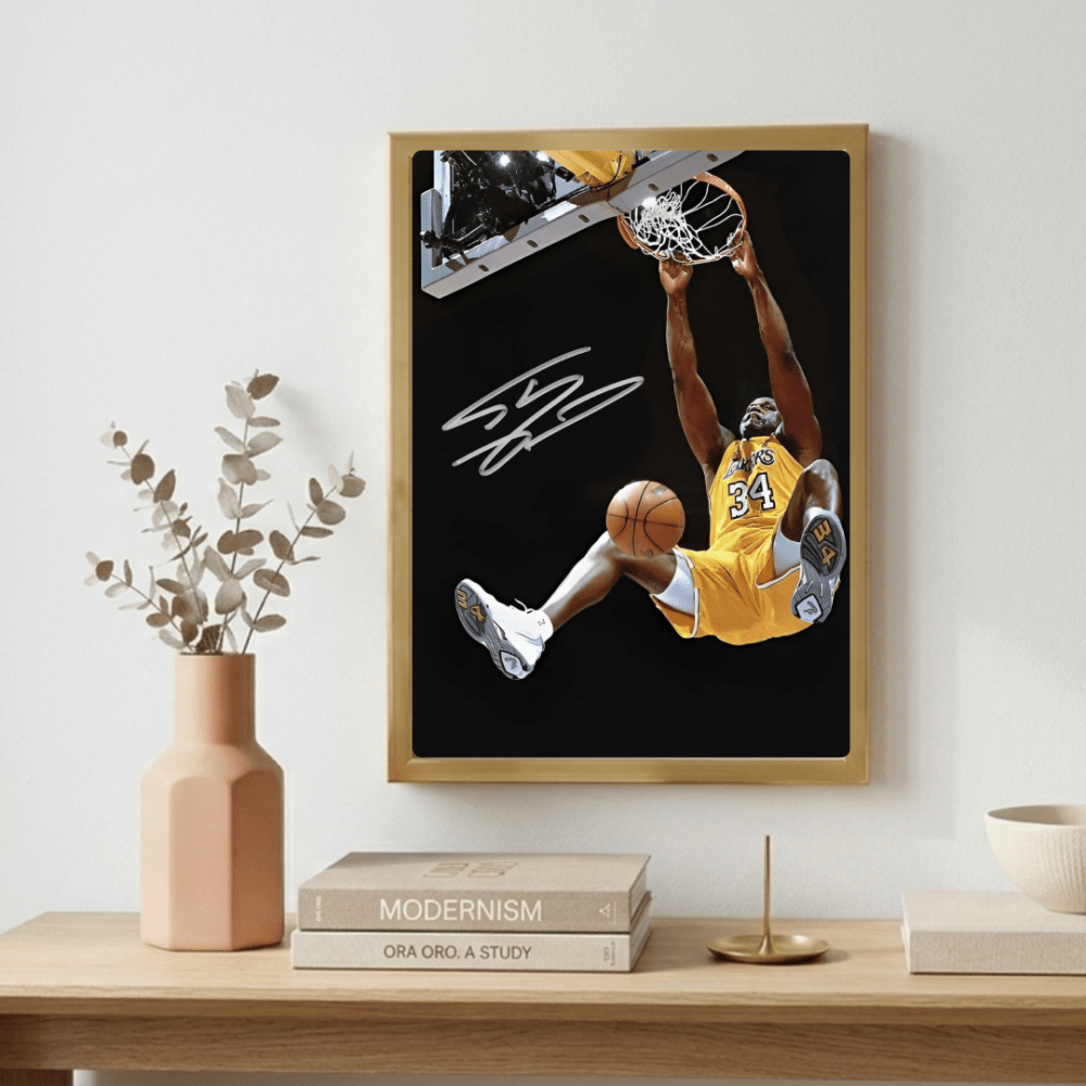 Shaquille O'Neal - Basket - Vibes DistrictShaquille O'Neal - Basket poster GoldVibes District