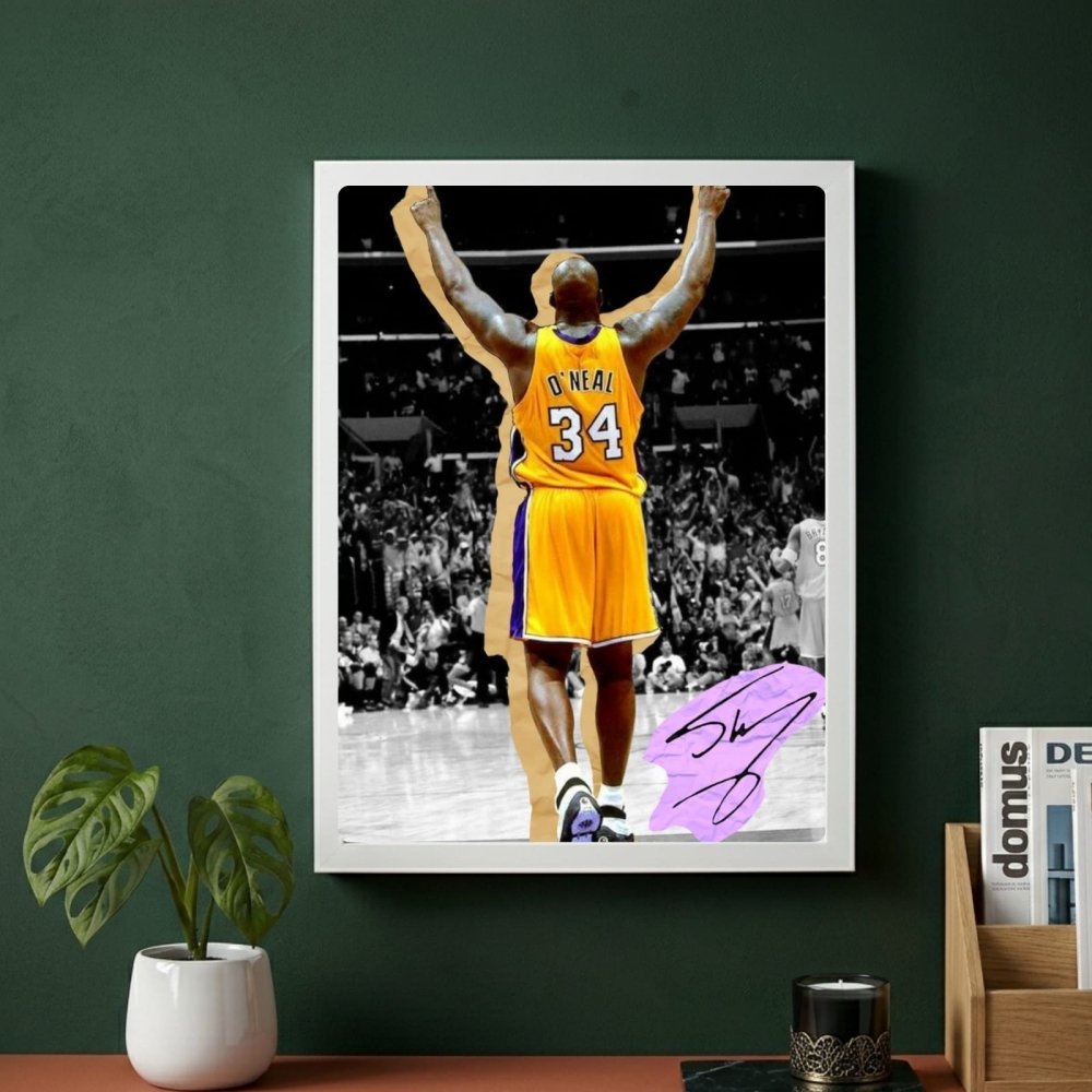 Shaquille O'Neal - Basket - Vibes DistrictShaquille O'Neal - Basket poster GoldVibes District