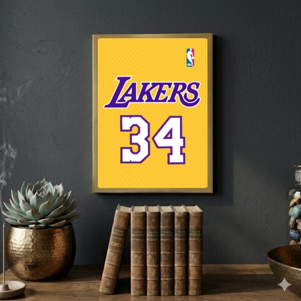 Shaquille O'Neal - Basket - Vibes DistrictShaquille O'Neal - Basket poster GoldVibes District