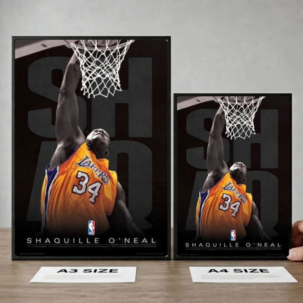 Shaquille O'Neal - Basket - Vibes DistrictShaquille O'Neal - Basket poster GoldVibes District