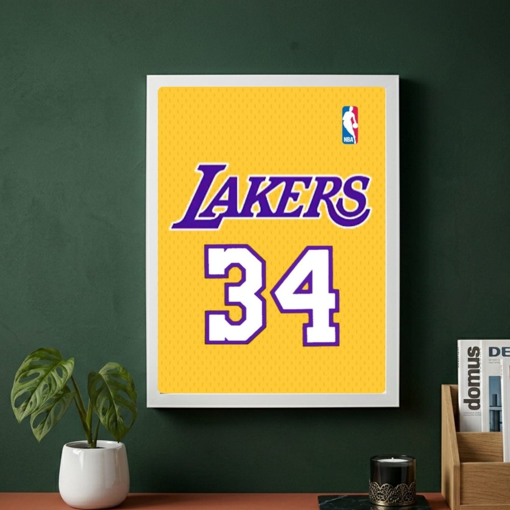 Shaquille O'Neal - Basket - Vibes DistrictShaquille O'Neal - Basket poster GoldVibes District