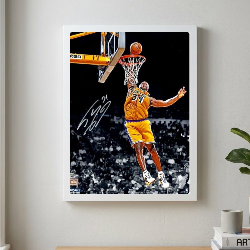 Shaquille O'Neal - Basket - Vibes DistrictShaquille O'Neal - Basket poster SilverVibes District