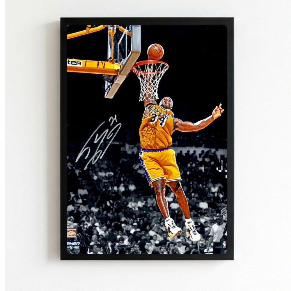 Shaquille O'Neal - Basket - Vibes DistrictShaquille O'Neal - Basket poster NeroVibes District