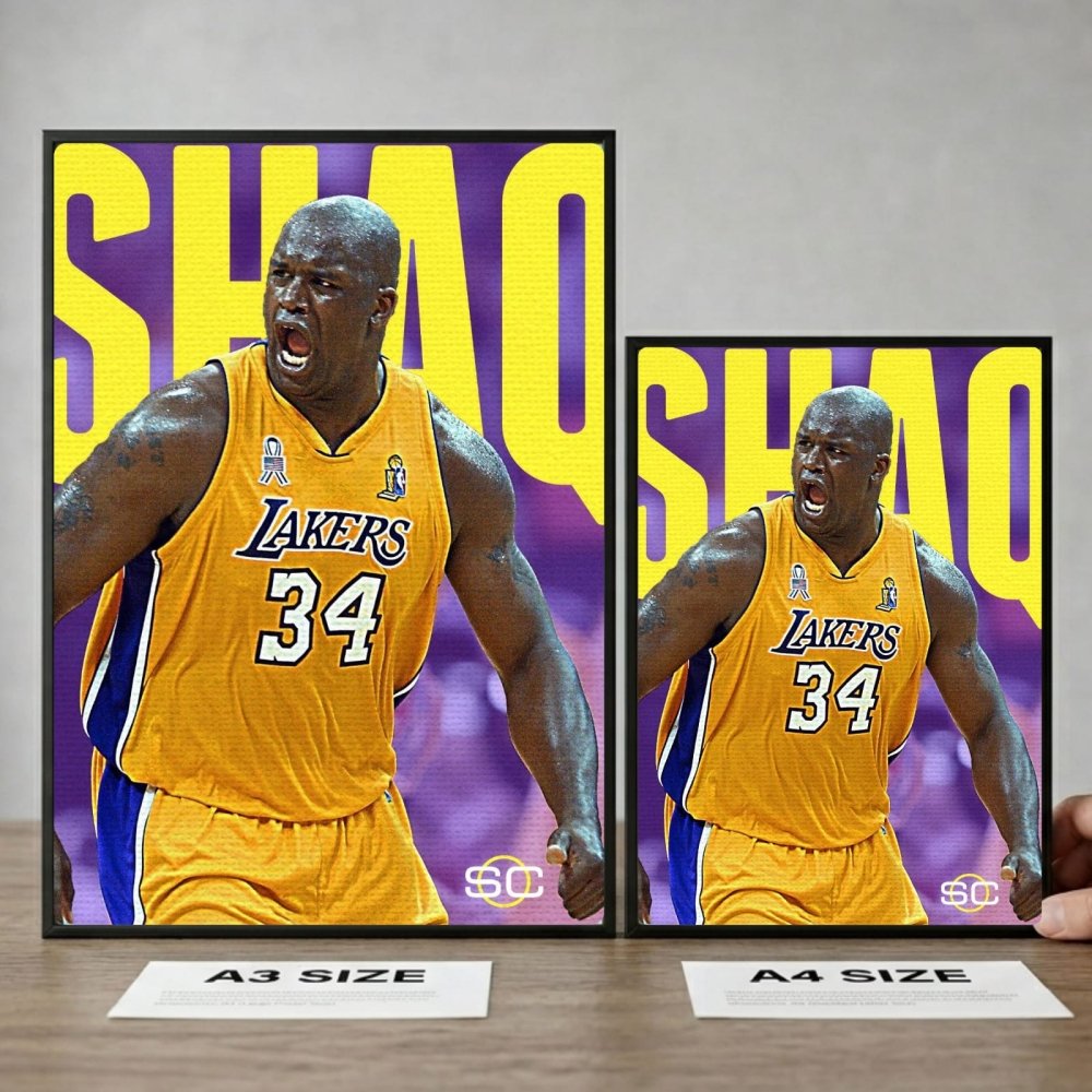 Shaquille O'Neal - Basket - Vibes DistrictShaquille O'Neal - Basket poster GoldVibes District
