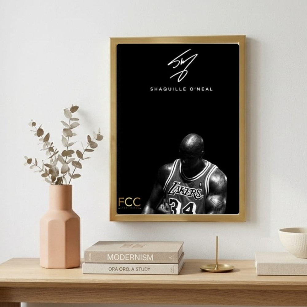 Shaquille O'Neal - Basket - Vibes DistrictShaquille O'Neal - Basket poster NeroVibes District