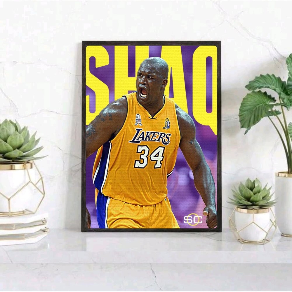 Shaquille O'Neal - Basket - Vibes DistrictShaquille O'Neal - Basket poster GoldVibes District