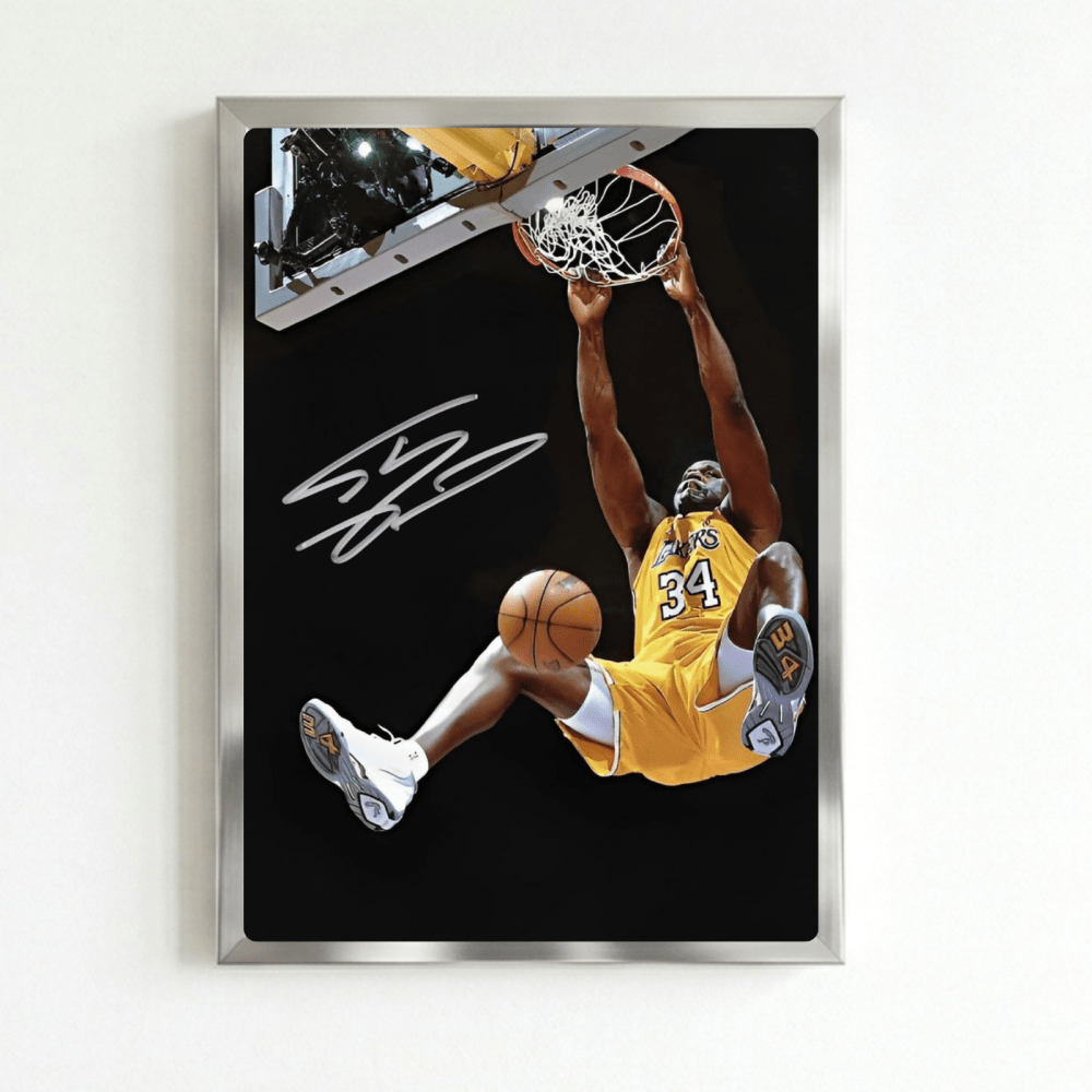 Shaquille O'Neal - Basket - Vibes DistrictShaquille O'Neal - Basket poster SilverVibes District
