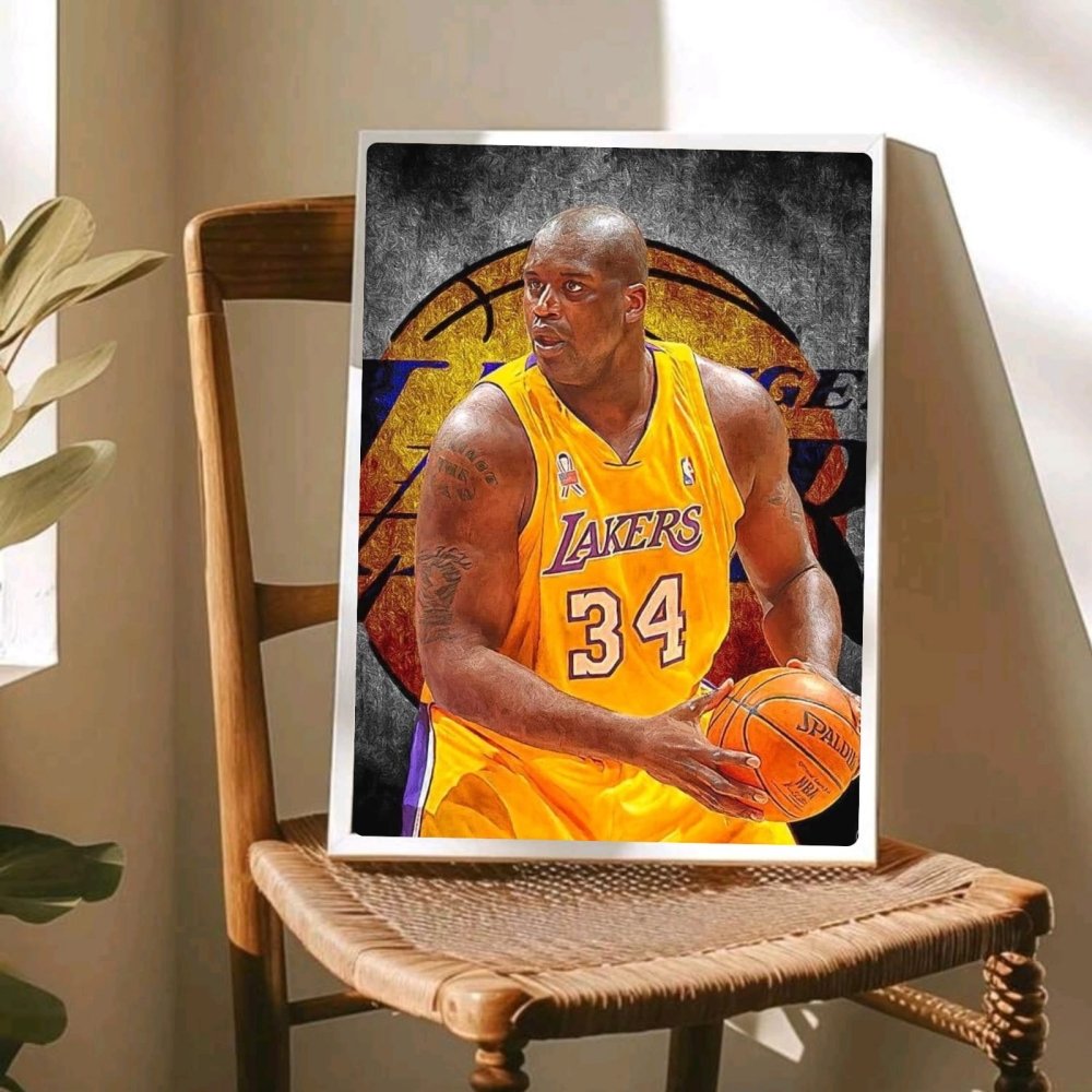 Shaquille O'Neal - Basket - Vibes DistrictShaquille O'Neal - Basket poster GoldVibes District